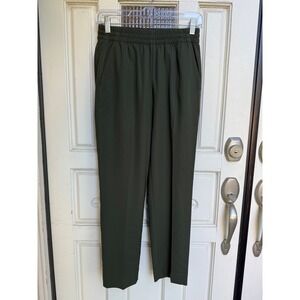 Everlane The Italian GoWeave Easy‎ Pull On Pants In Green 100% Wool Size 0